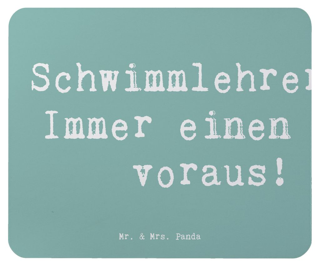 Mr. & Mrs. Panda Mouse Pad Spruch Schwimmlehrerin Zug Produktbild 