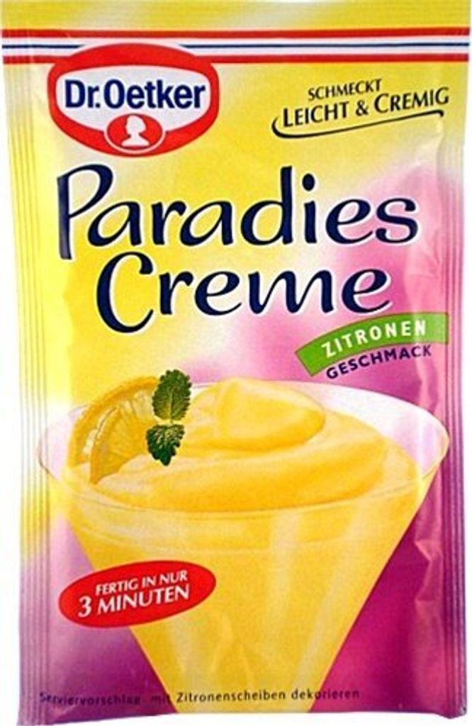Dr. Oetker 136582005 Dr. Oetker Paradies Creme Zitrone 72,5 Immagine del prodotto 