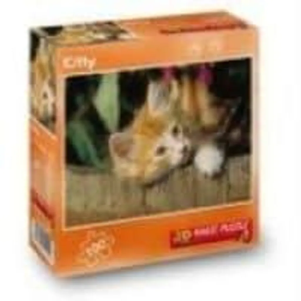 Puzzle 3D Chaton 35 Pièces - Figurine Animale Translucide Van der Doelen