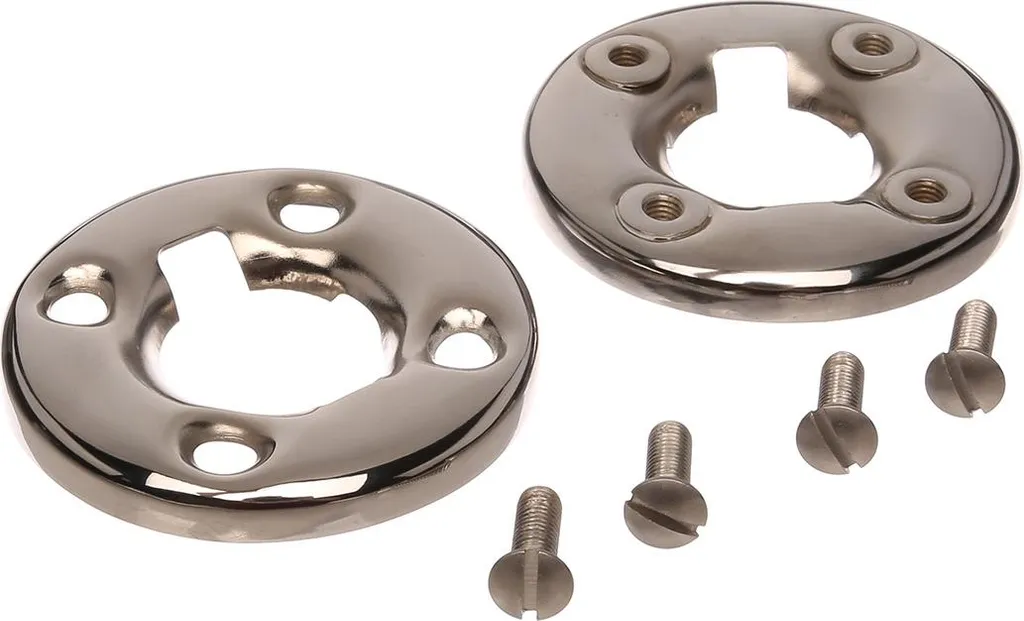 Cocotte de Guidon Chromée avec Visserie pour Motos AWO Tours et Sport