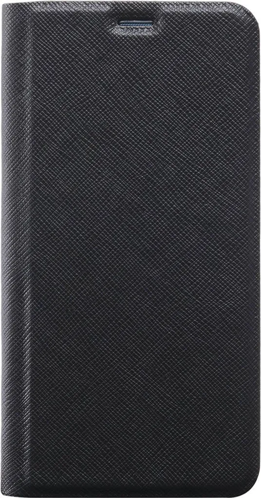 Custodia Elegante per LG K9: BigBen Connected Folio Nero in Ecopelle
