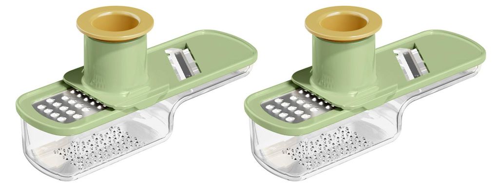 3-in-1 Knoblauch-Ingwer-Zerkleinerer, Kartoffelschneider, multifunktionales Küchengerät zum Zerkleinern von Knoblauchpüree, Ingwerpaste und Gemüse