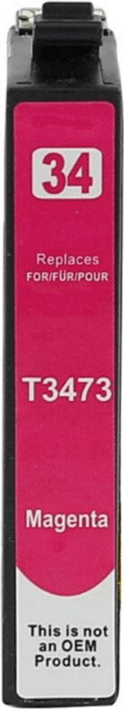 Kompatible Tintenpatrone T3473, T34XL Magenta für Epson WorkForce Pro WF-3720 DW, WF-3720 DWF, WF-3725 DWF