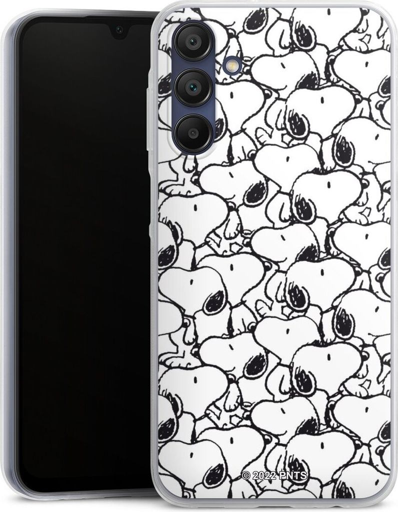 DeinDesign Slim Hülle für Samsung Galaxy A15 5G Silikon Case Ultra Dünn Handyhülle Muster Peanuts Snoopy