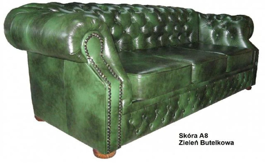 Chesterfield Couch Polst Sitz Sofa Garnitur 3+2+1 Ledersofa Sofagarnitur Oxford