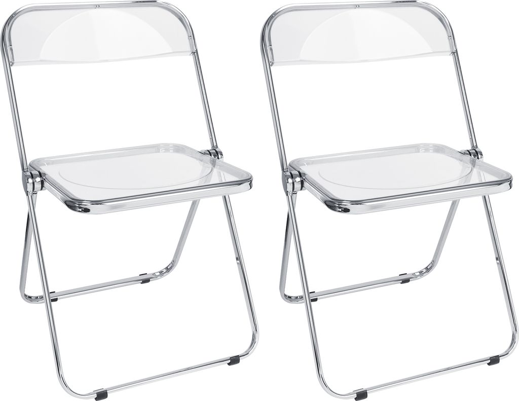 2er Set Klappstuhl Lounge-Sessel Besuchersstuhl PET‌ Produktbild 