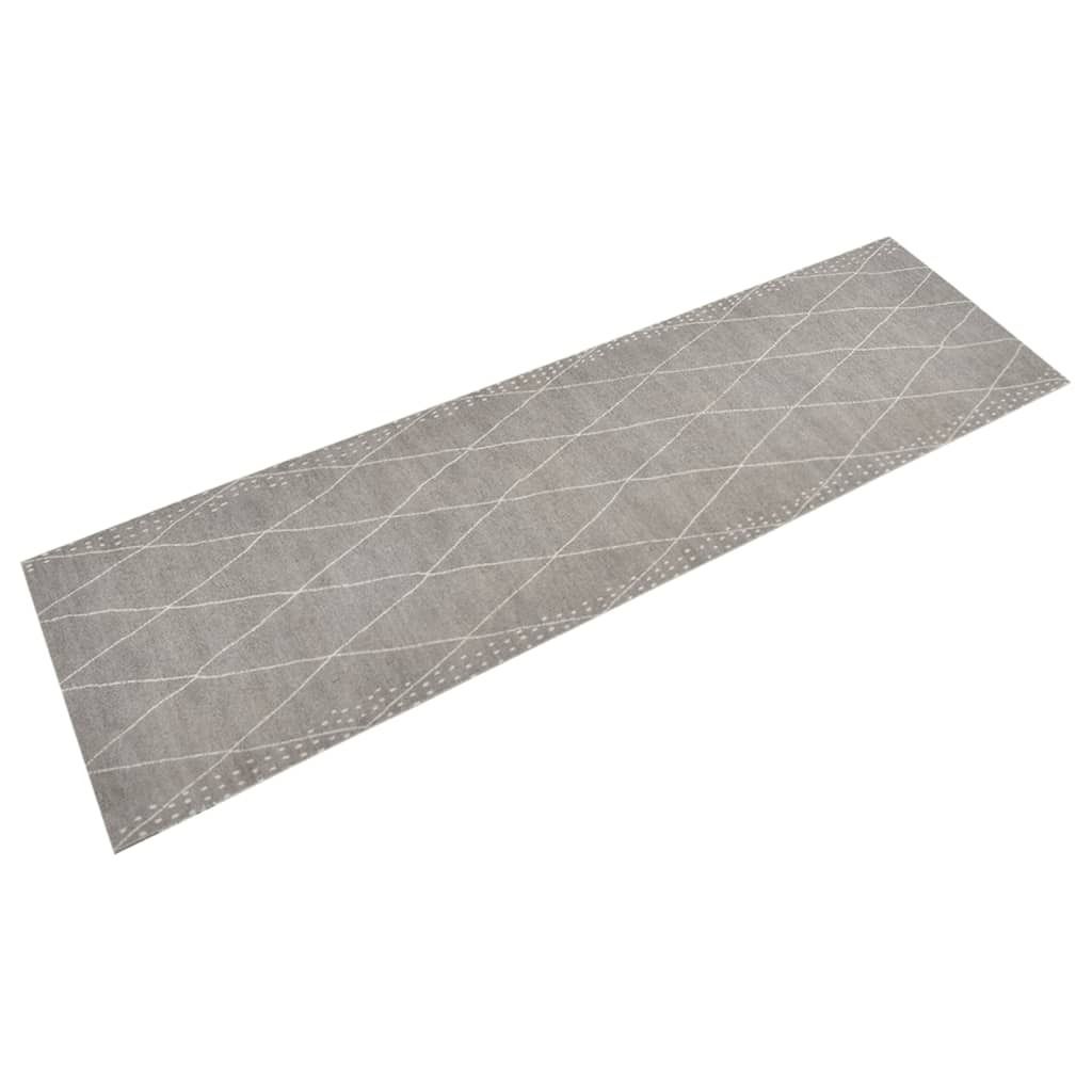 vidaXL Dywanik kuchenny zmywalny romb 45x150 cm aksamitny Zdjęcie produktu 
