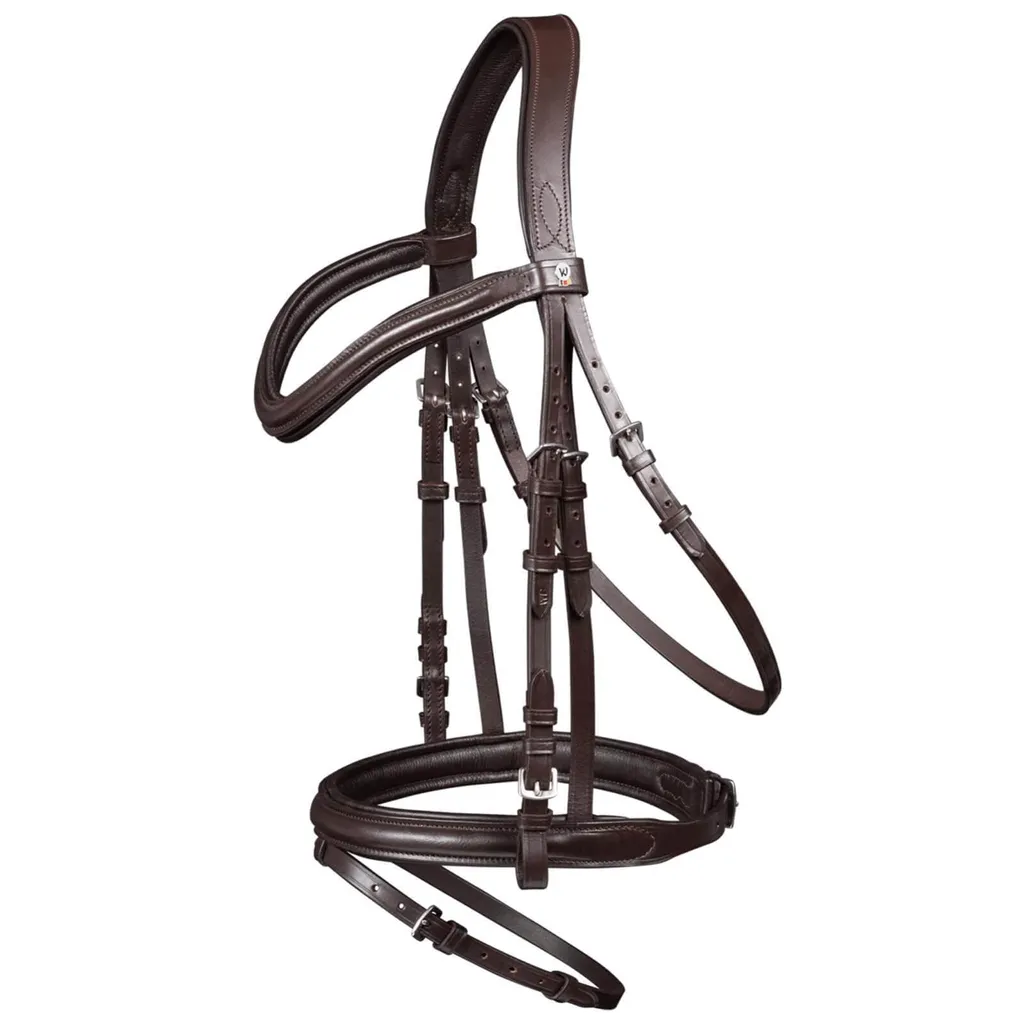 Waldhausen Bridon X-Line London Marron VB - Filet en Cuir de Qualité