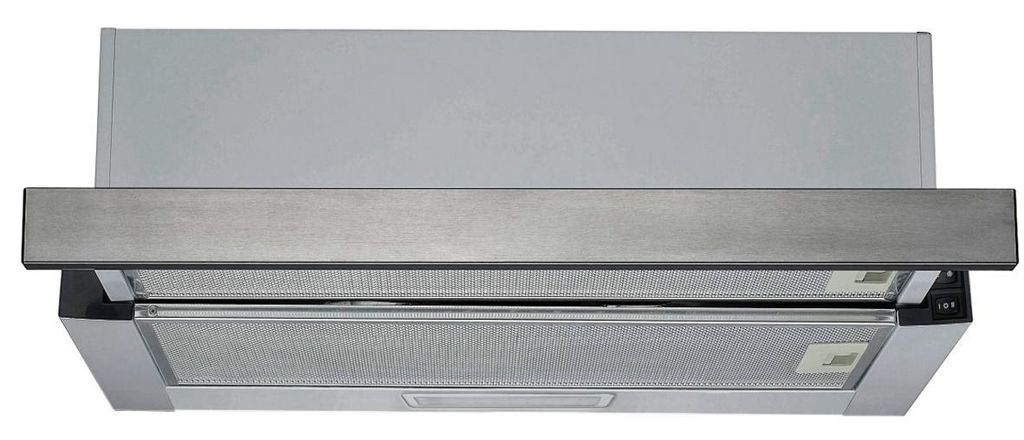 PKM Einbau-Dunstabzugshaube UBH6002-AH ausziehbar silber Wandmontage Umluft Abluft