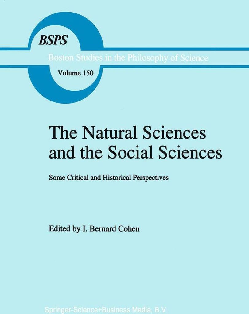 The Natural Sciences and the Social Sciences