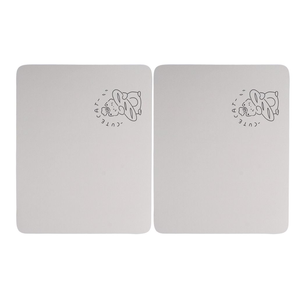 2er Set Kaffeematte, Multifunktional, Rutschfest, Wasserfest, Stoßdämpfend, Absorbierend, für Küchenarbeitsplatte 30x40cm
