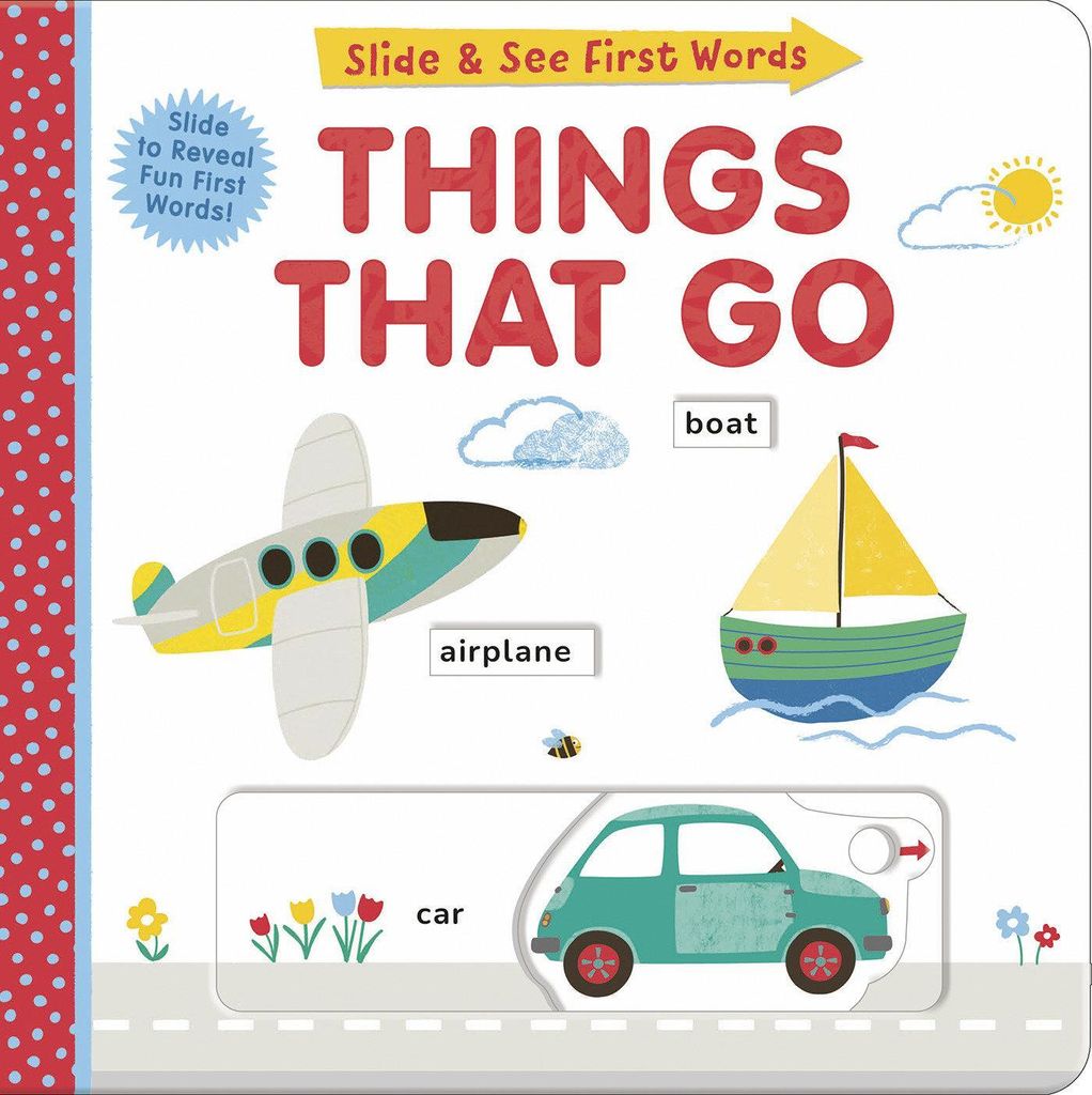 Slide & See First Words Things That Go – Lingua: Inglese