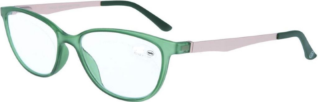 B&S READY READER PLASTIC MATT MOSS GREEN +2.0 | Stilvolle Lesebrille in Moosgrün