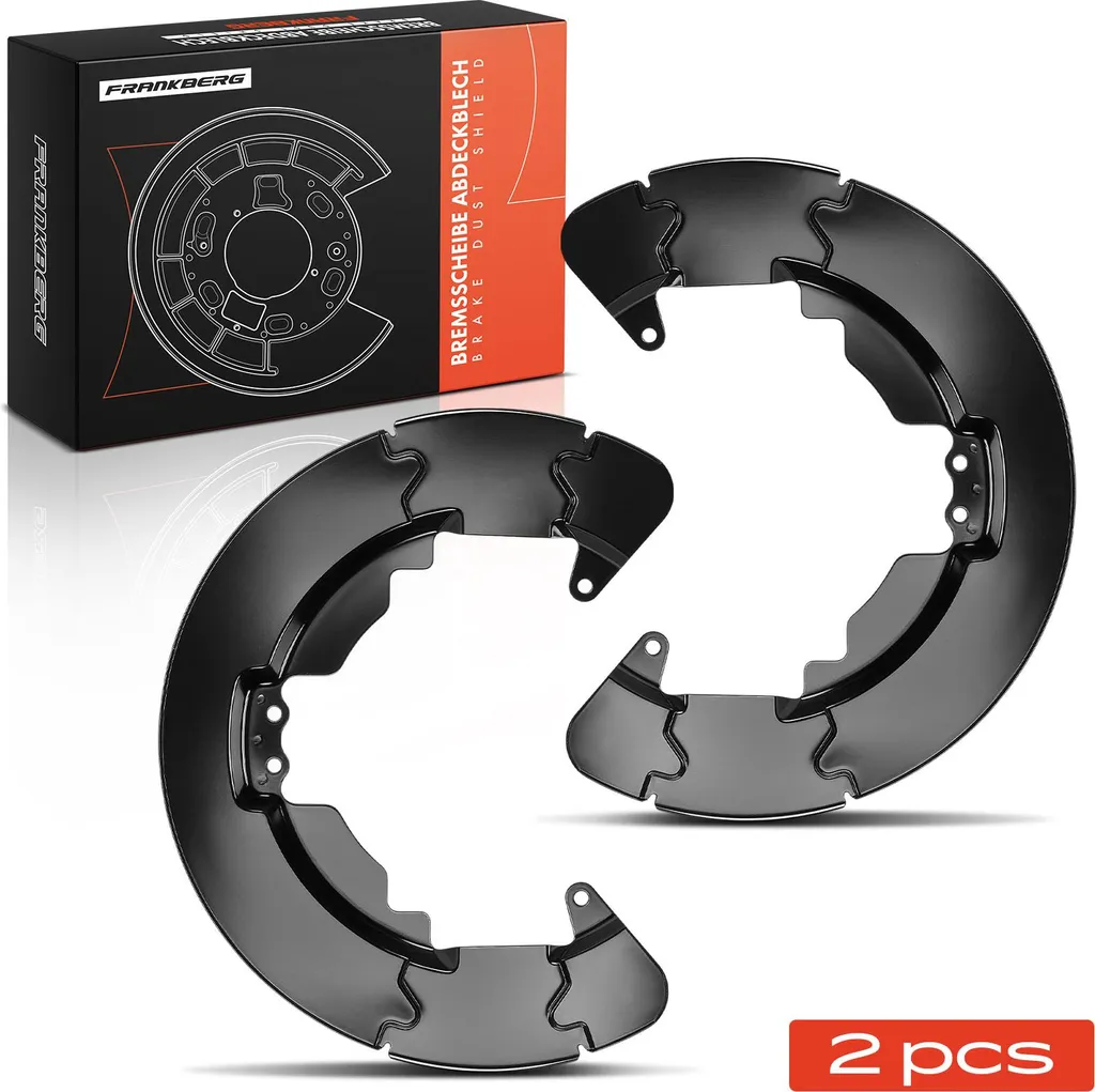 Frankberg 2x Tôle d'Ancrage Disque de Frein pour Ford Focus II Mazda 3