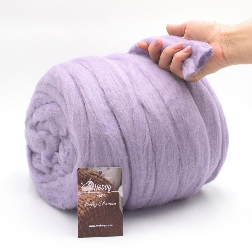 Hobby YARN - Softy Charme – 100% scheerwol, 100g, Merino Productafbeelding 