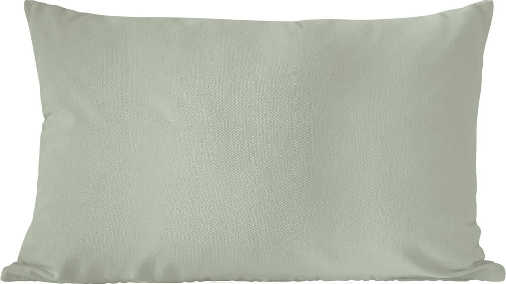 MuchoWow Zierkissen Sofakissen Wohnzimmer Dekokissen 50x30 cm Mintgrün - Unifarben - Wohnzimmerdekoration - Polster mit Photo