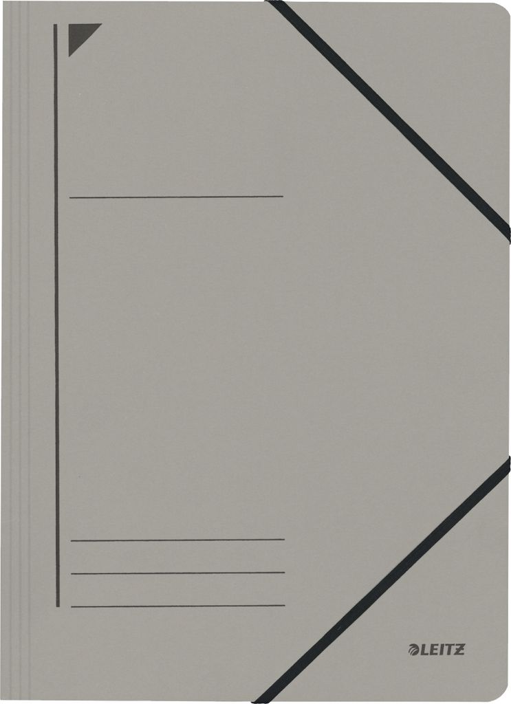 Eckspanner A4 für ca. 250 Blatt grau Packung mit 25 Stück
