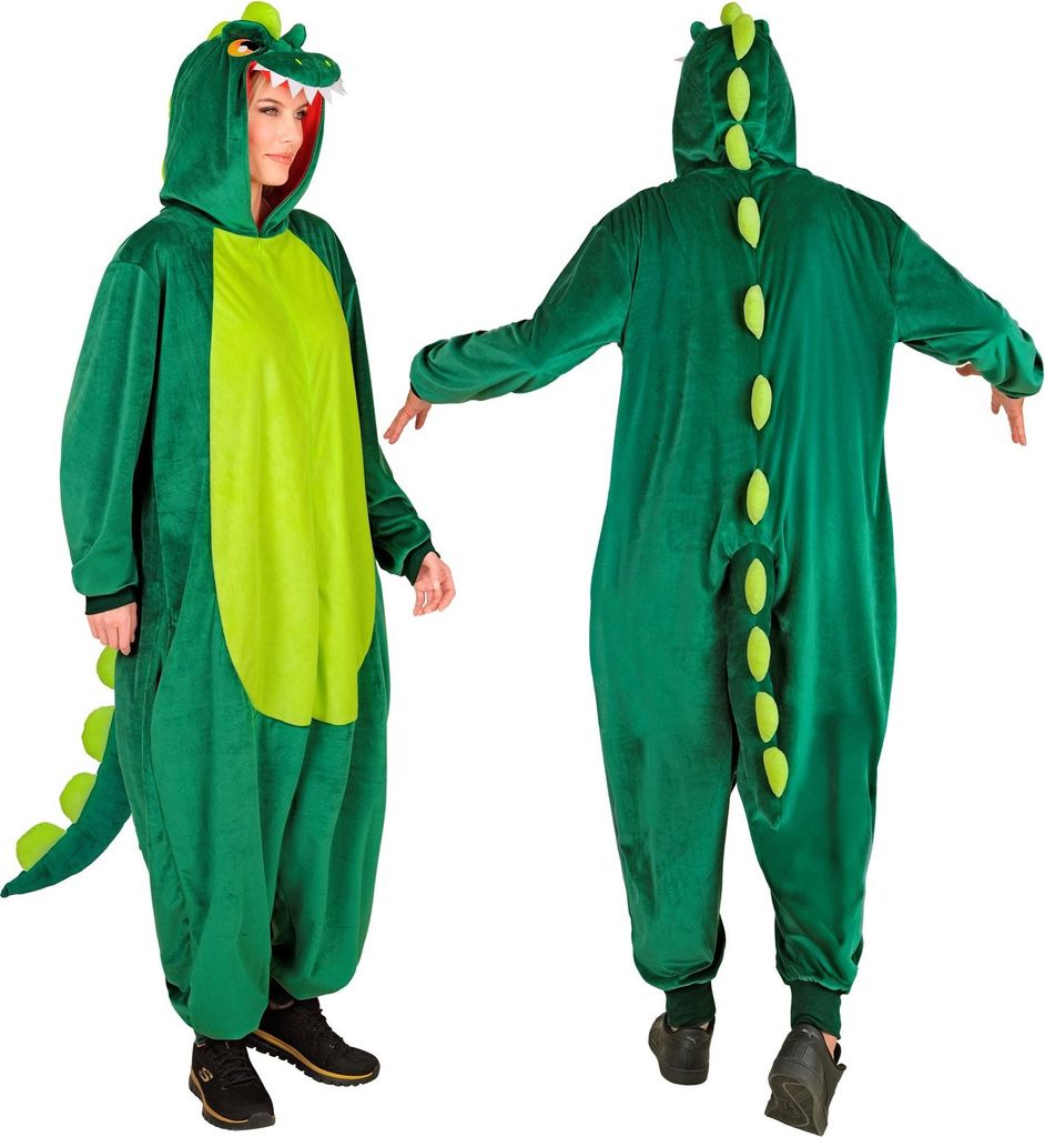 Overall Dinosaurier Kostüm grün S/M Produktbild 