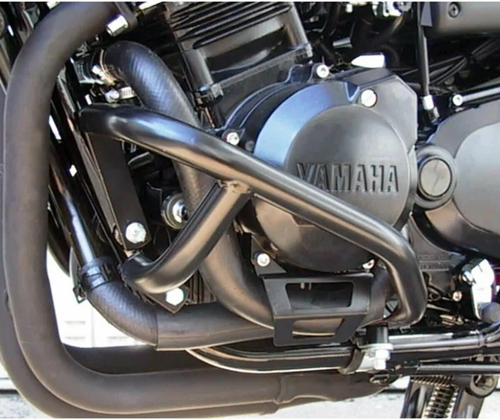 Crash bar moteur Yamaha FZS 600 protection tubulaire chromée FEHLING