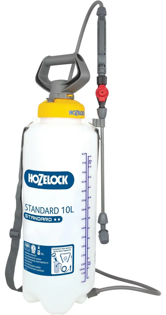 Pulvérisateur de jardin à pression préalable 10L avec lance robuste