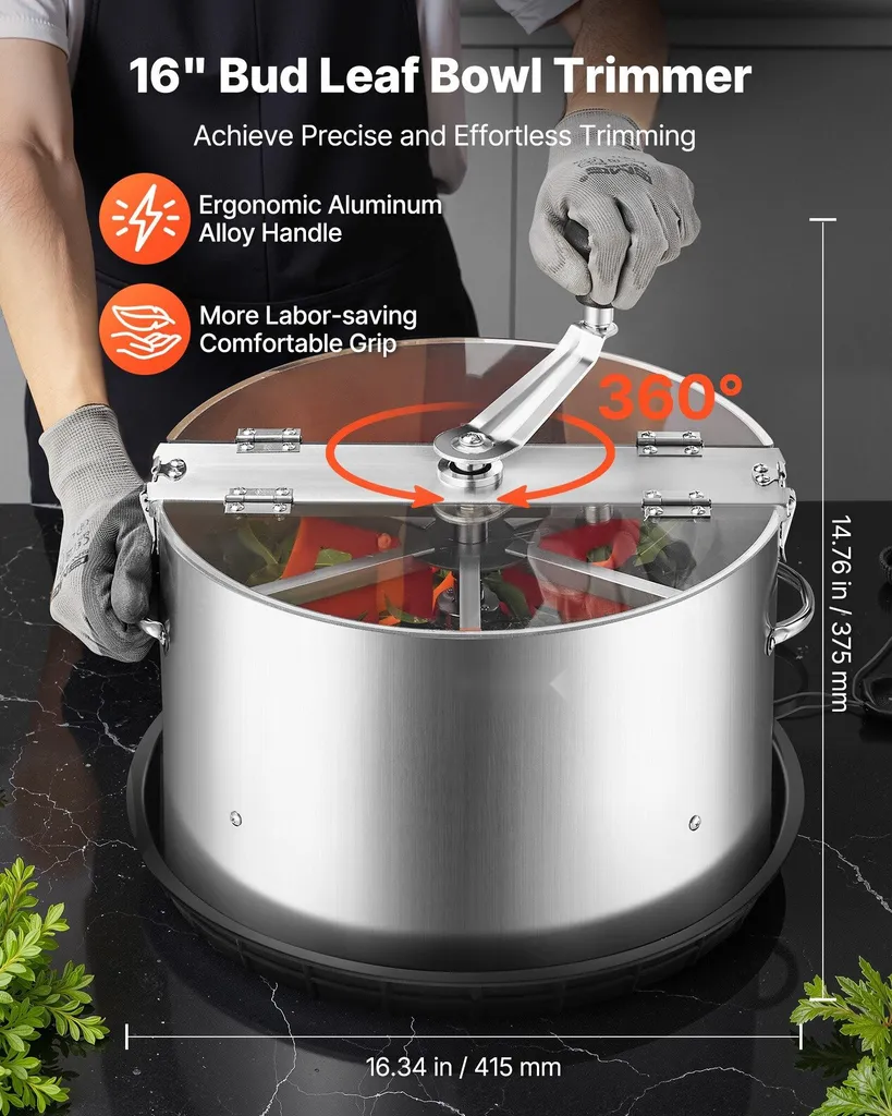 Machine à effeuiller manuelle pour hydroponie et fleurs séchées - 2