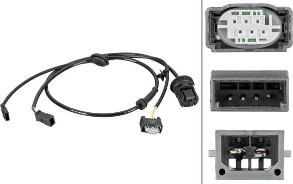Capteur de vitesse de roue HELLA 6PU 012 806-801 OE 4B0927807C pour A6