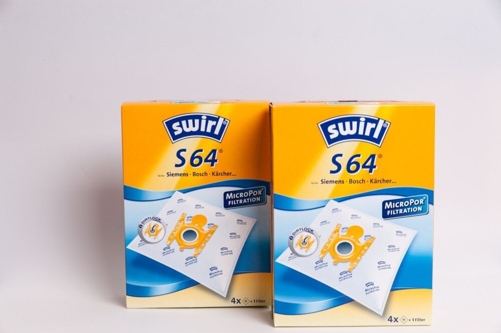 2 Pakete Swirl Staubsaugerbeutel S64 (S66) / S 64 EcoPor Produktbild 