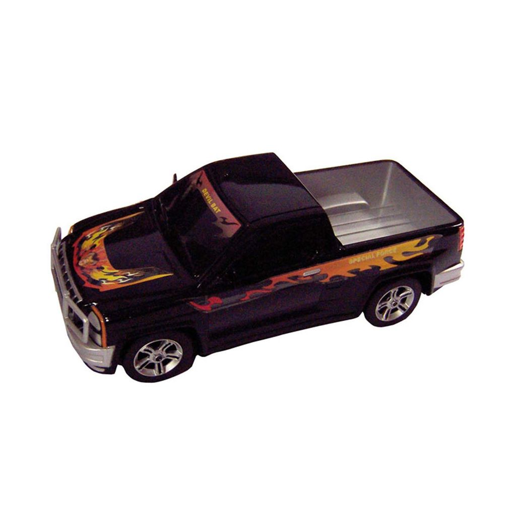 Carrera Modellauto PS Pick Up Truck schwarz m. Fledermaus Produktbild 