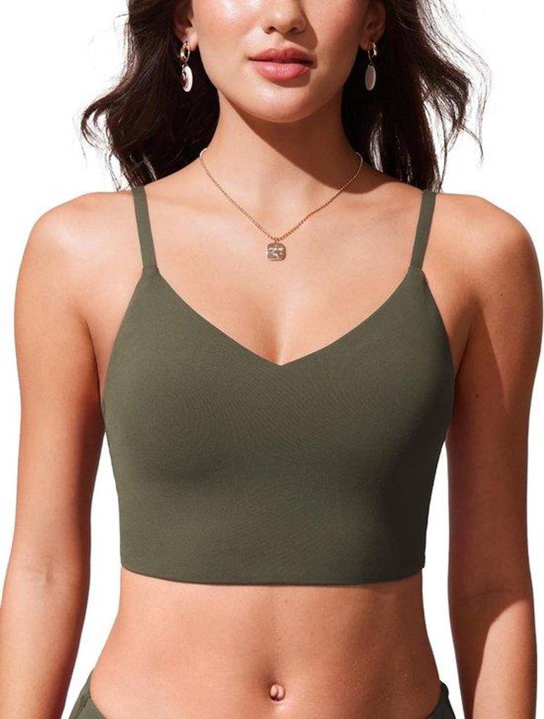 Sportbadpak für Frauen mit verstellbaren Spaghetti-Straps und gepolsterten Cups