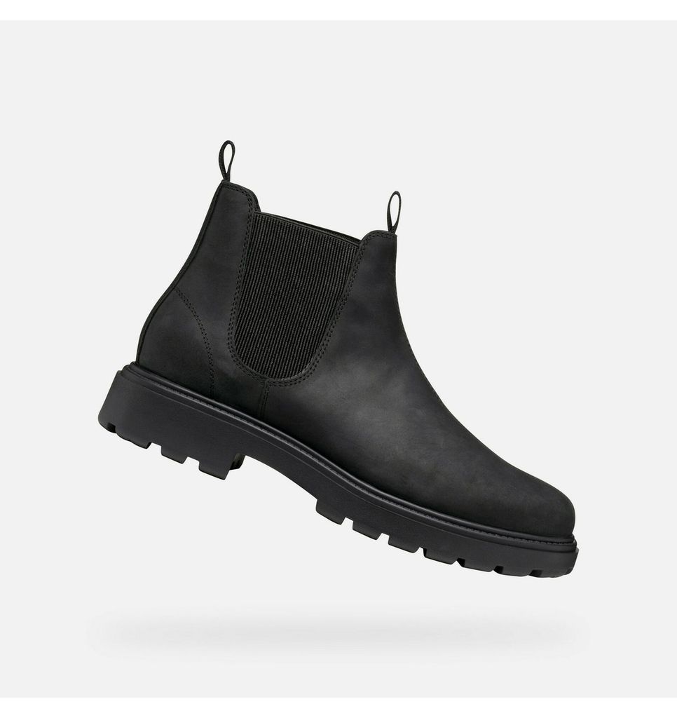Geox Schwarze Herren-Ankle-Boots Spherica EC7 42,5