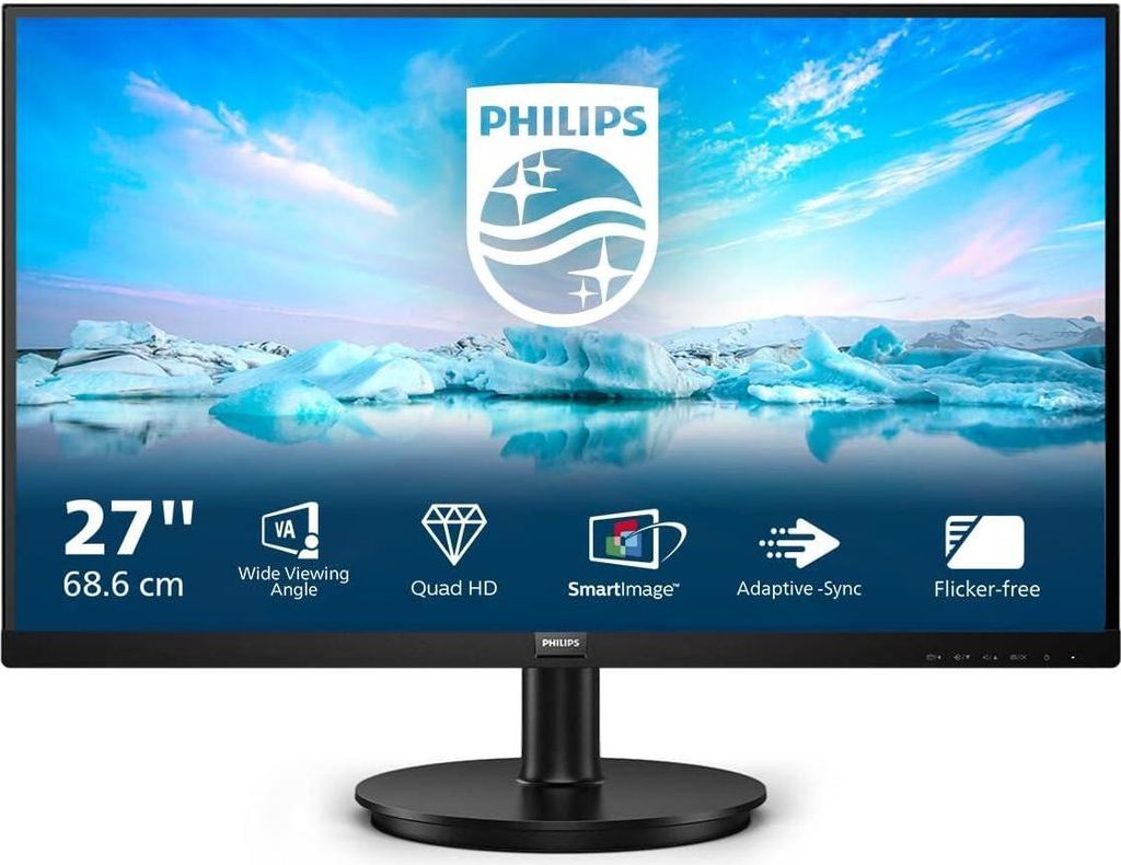 Philips 275V8LA/00, LED-Monitor, (QHD, DisplayPort, HDMI, Produktbild 