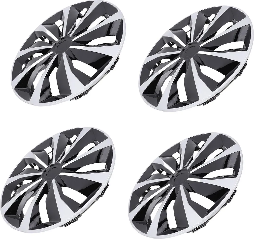Set de 4 Enjoliveurs de Roue R14 Universels en ABS pour Jante en Tôle