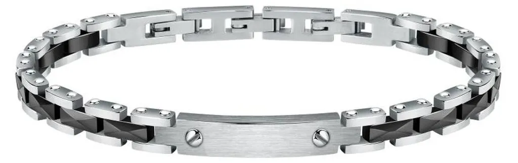 Bracelet gourmette pour homme Sector SAFR34 - Acier argenté brillant