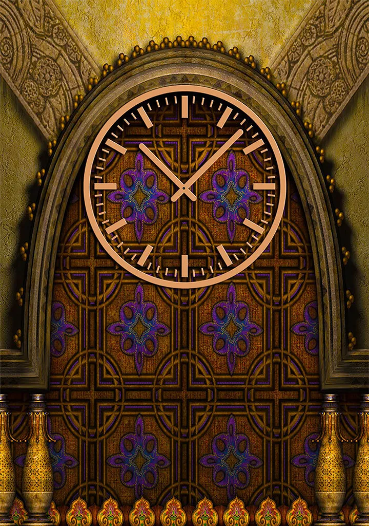 Orologio da Parete Design Dixtime 35x50 - Arredo Moderno Salotto