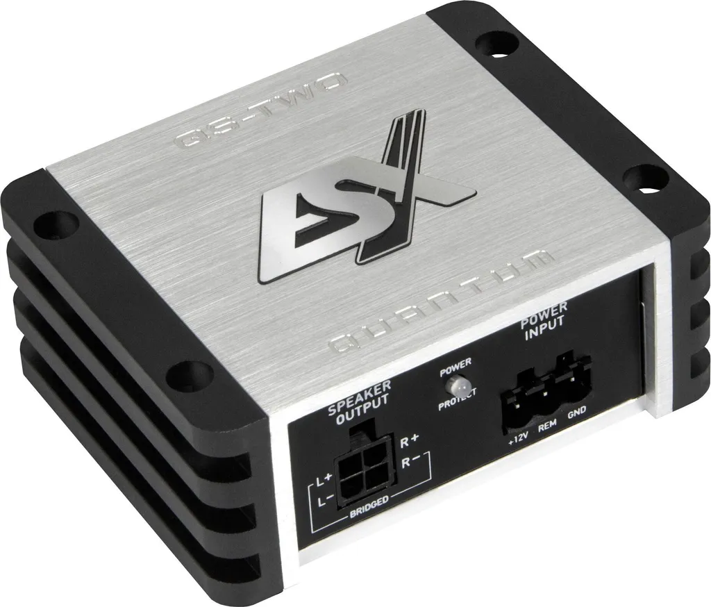 Amplificateur ESX Quantum QS-TWO pour Booster le Son de votre Autoradio
