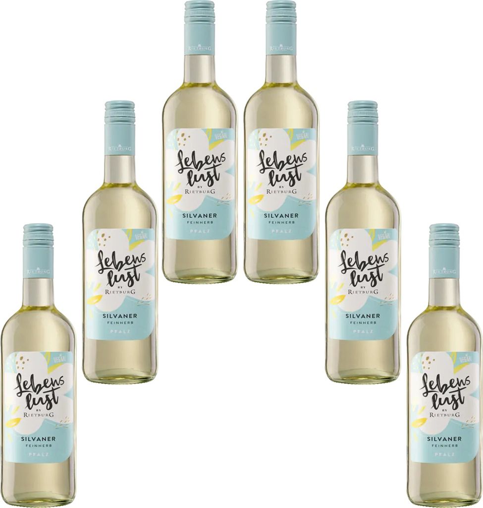 Rietburg Lebenslust Silvaner feinherb aromatisch 750ml 6er Produktbild 