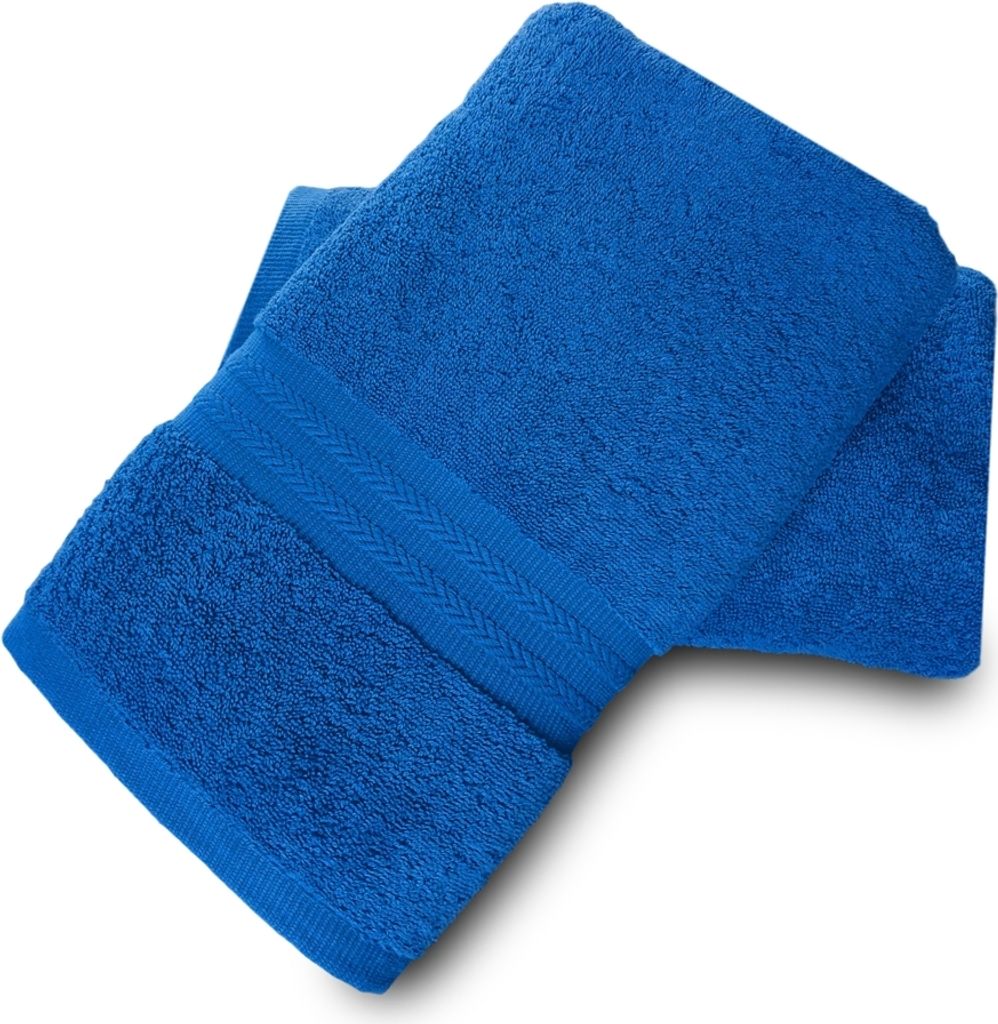 550g/m2 Handtuch 100% Baumwolle Frottee 50x100 Nr 20 blau Produktbild 2