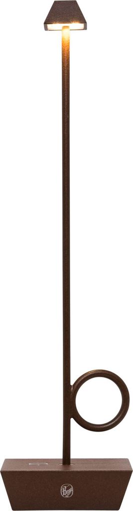 Broggi Lampada Bugia ricaricabile corten Produktbild 
