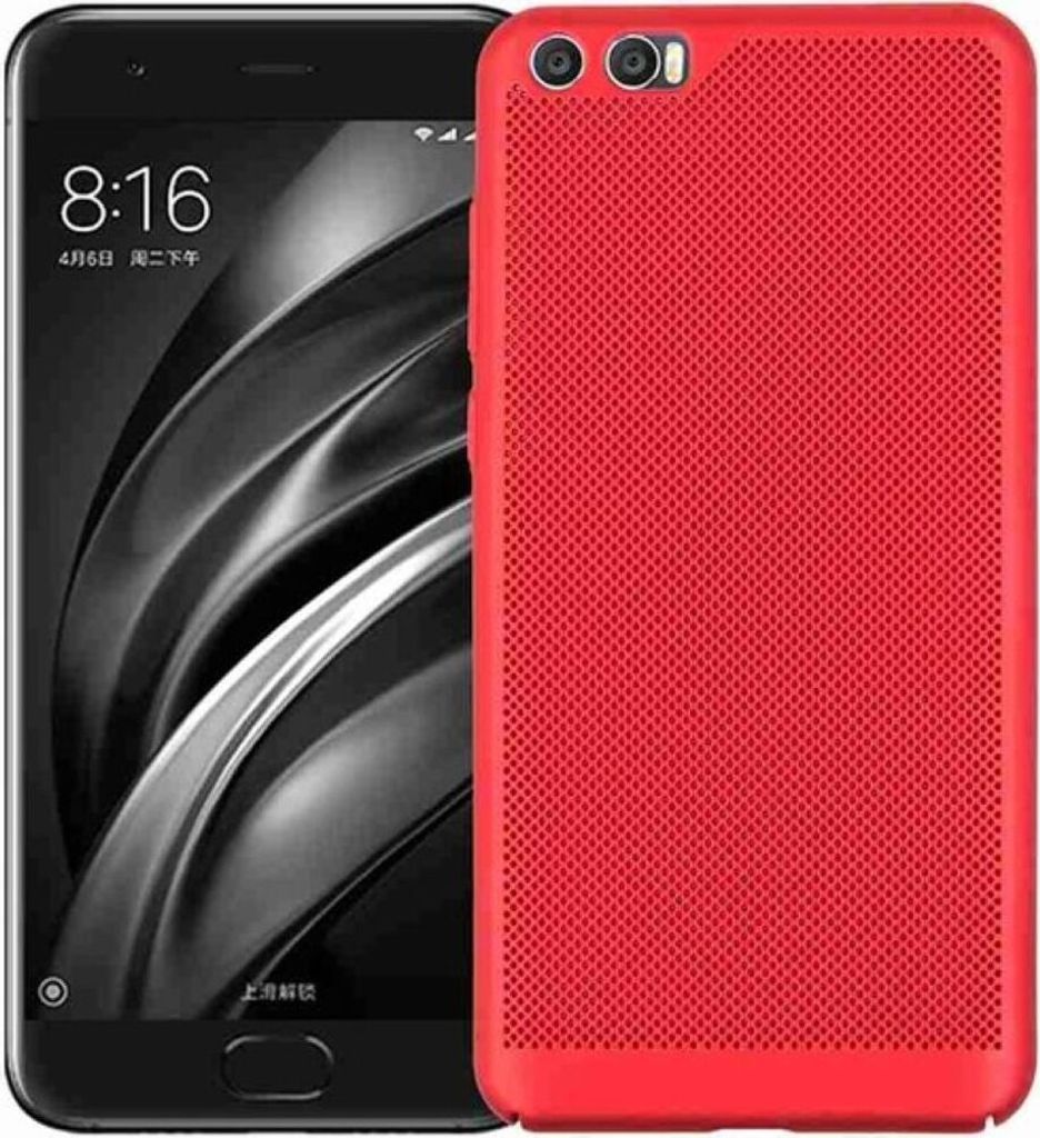 Handy Hülle für Xiaomi Mi 6 Schutzhülle Case Tasche Cover Etui Rot