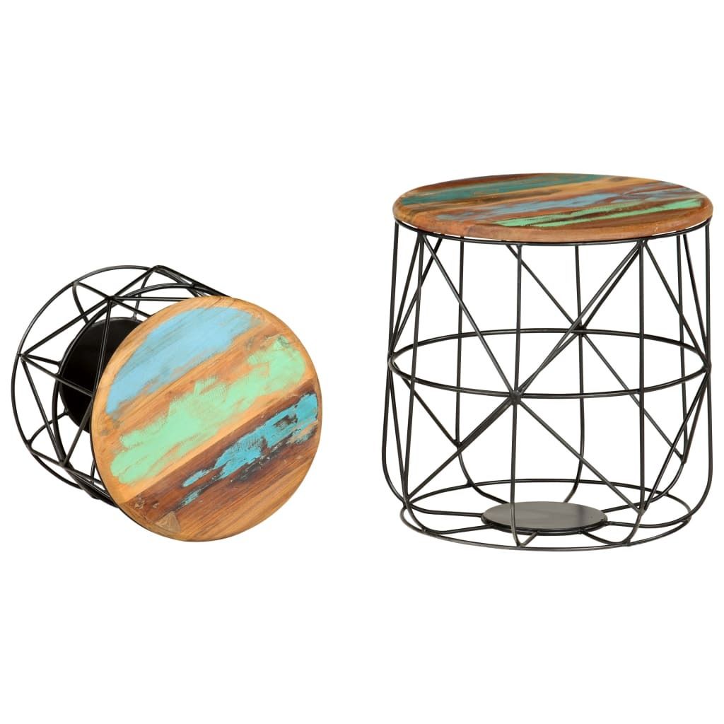 "SALE 2026"Kaffeetisch,2er set, elegantes Design - Couchtische - Wohnzimmertisch Altholz Massiv - Couchtische DEMöbel317331