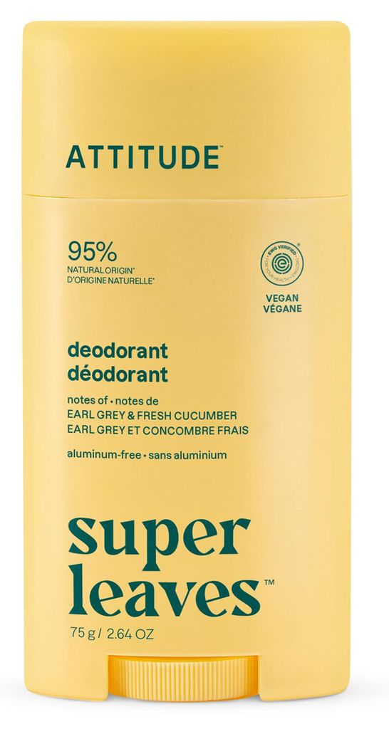Desodorante en barra ATTITUDE Super Leaves Earl Grey y Imagen del producto 