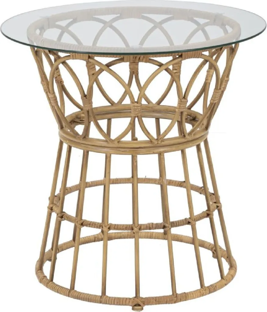 Table basse ronde marron Panama Ø 50 cm pour aménager votre coin salon