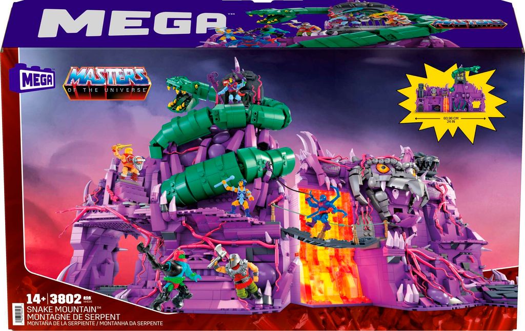 MEGA Masters of the Universe Origins Snake Mountain Produktbild 