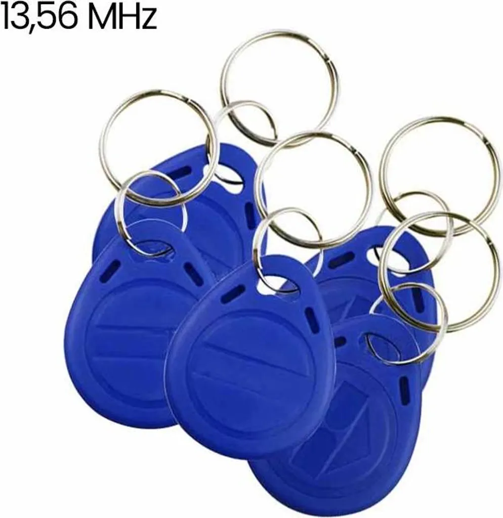 Set 10 Portachiavi RFID HD-RKF22 13,56 MHz | Efficienza Accessi
