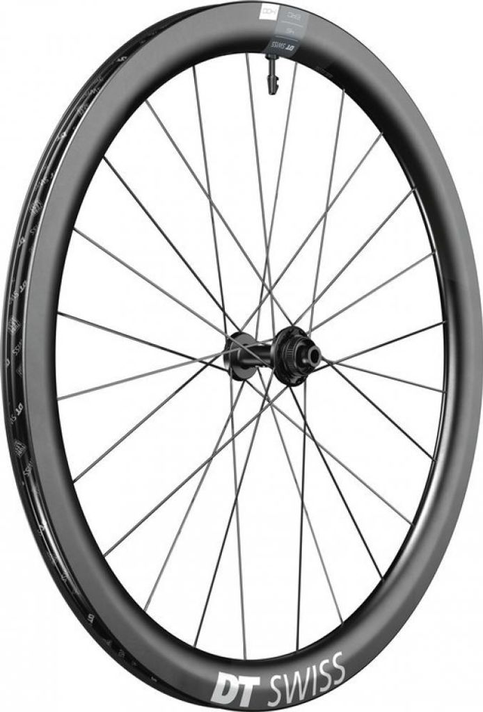 DT Swiss Laufrad ERC 1400 DICUT Disc 622 x 45 mm Schwarz - aerodynamisches En...