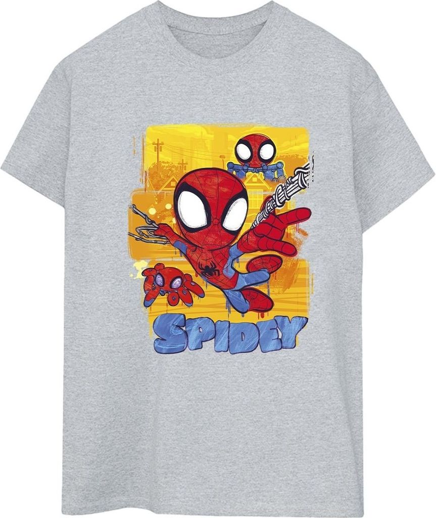 Marvel - "Spidey And His Amazing Friends" T-Shirt für Damen BI43975 (XXL) (Grau)