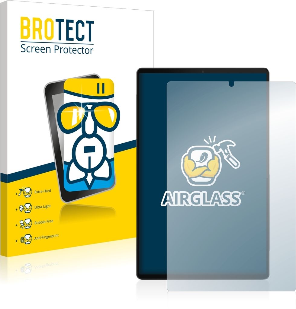 BROTECT Schutzglas für Lenovo Tab M10 FHD Plus Schutzfolie Panzer Folie Glas Display Schutz klar