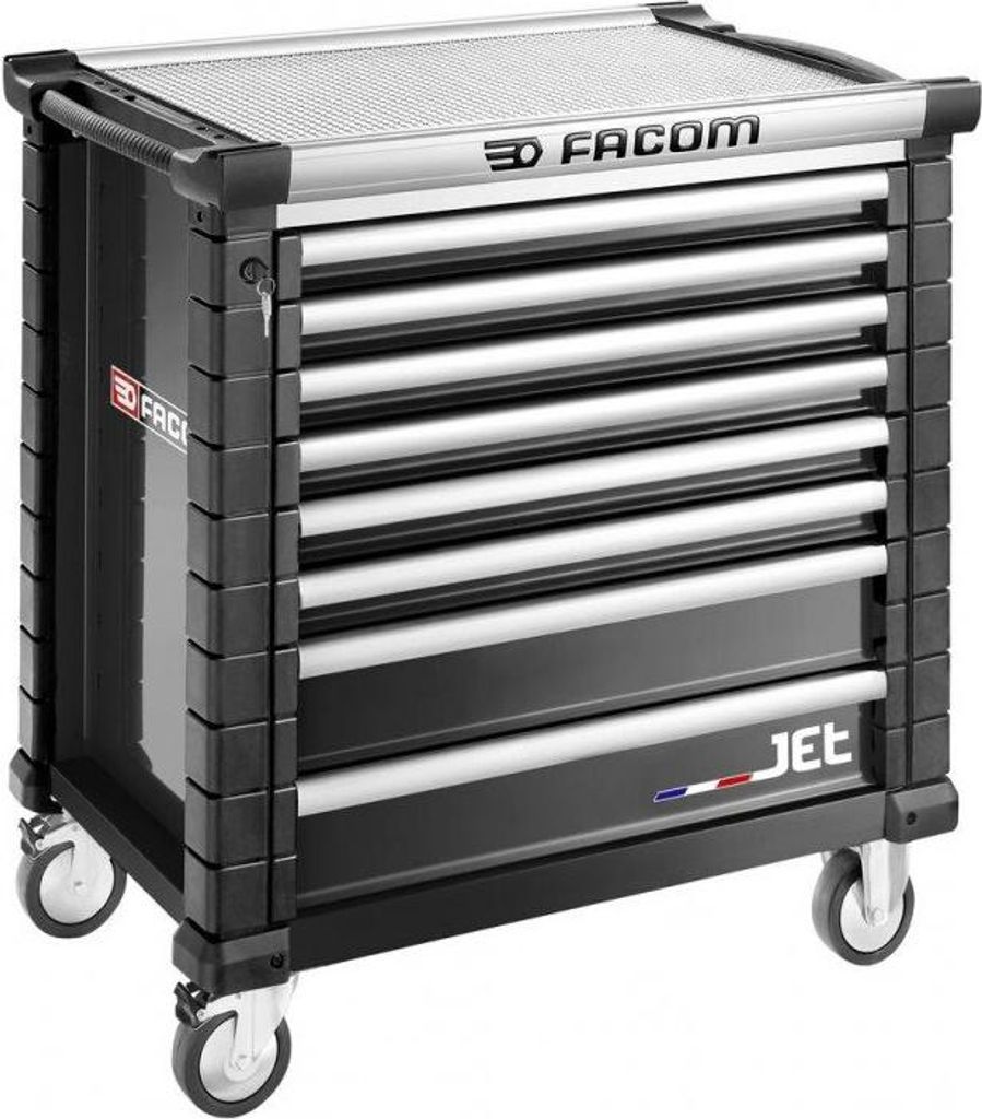 FACOM JETM4 Trolley mit 8 Schubladen, Schwarz – JET.8NM4APF Produktbild 