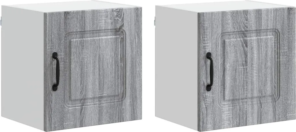 SYFAX™ Mobile da cucina Kalmar 2 pcs Grigio Sonoma 40 x 31 x 40 cm