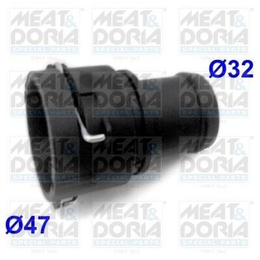 MEAT & DORIA 93244 Kühlmittelflansch für VW Golf IV Schrägheck (1J1) Wasserflansch